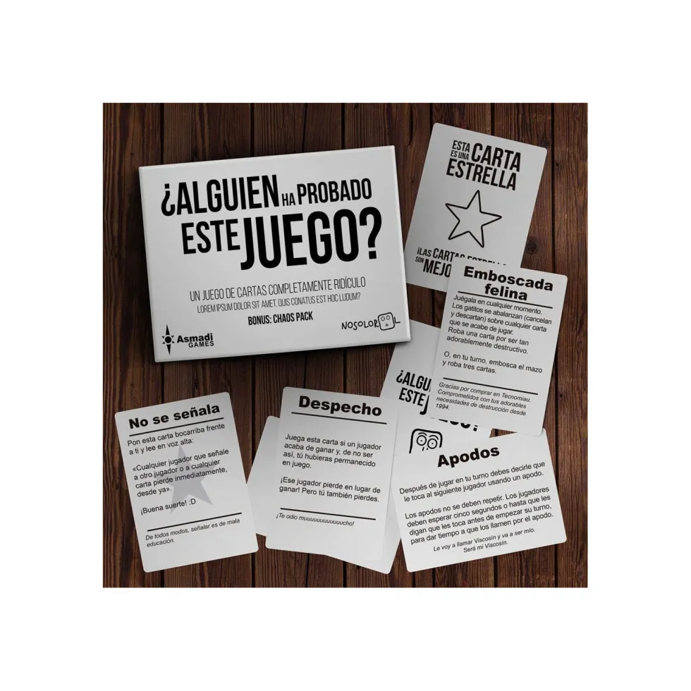 ¿Alguien Ha Probado Este Juego? Juego de Mesa