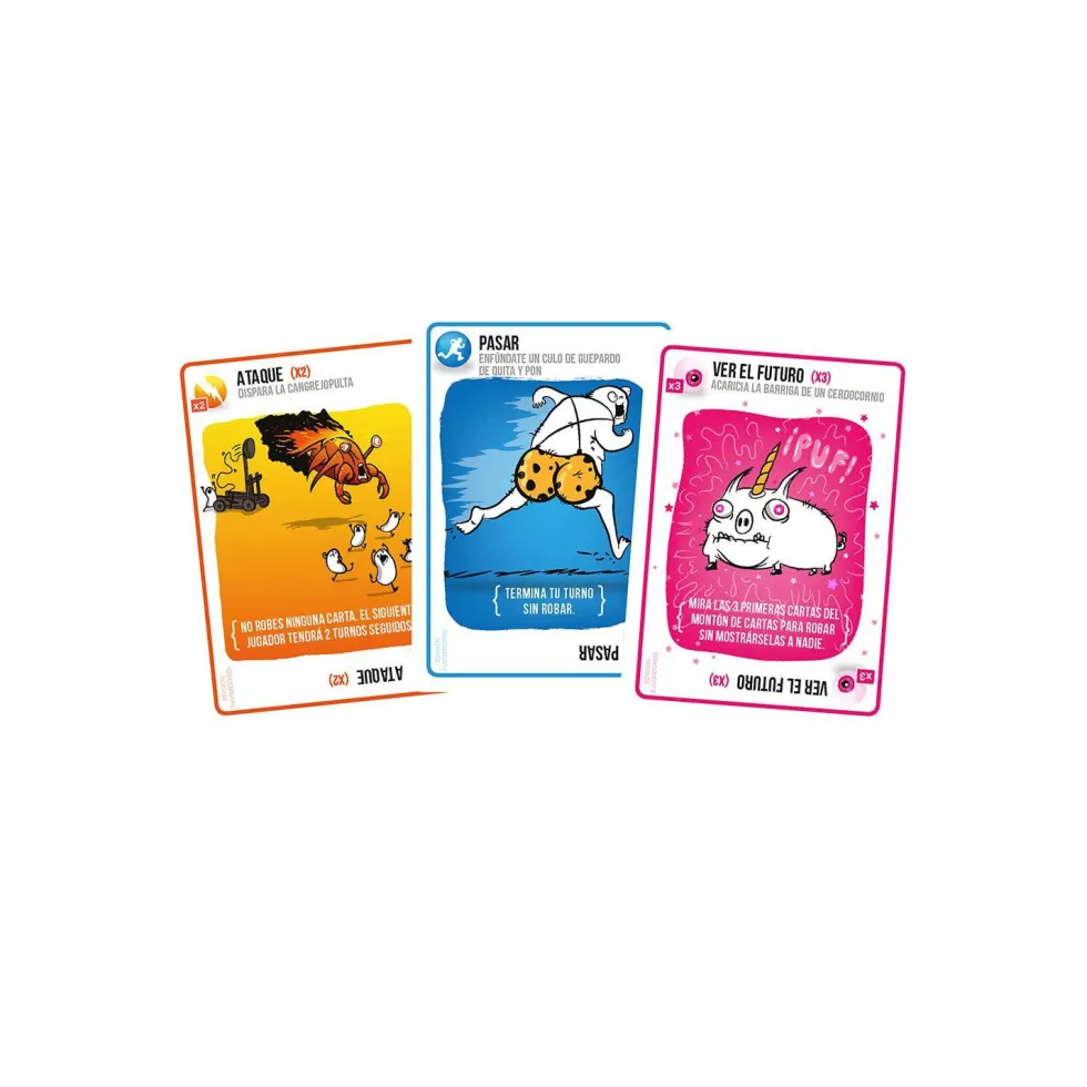 Asmodee Exploding Kittens Edición dos Jugadores Juego de Mesa