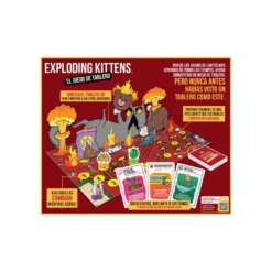 Asmodee Exploding Kittens: El Juego de Tablero Juego de Mesa