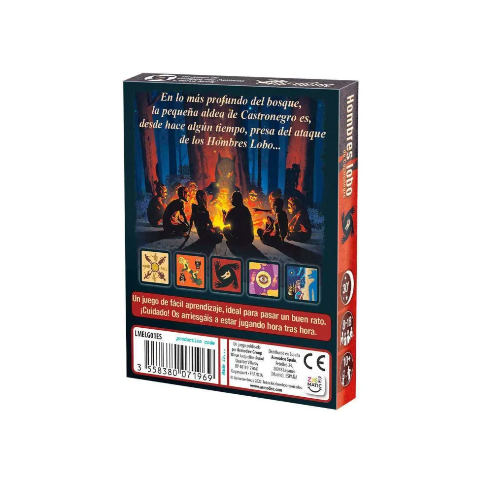 Asmodee Los Hombres Lobo De Castronegro Juego de Mesa