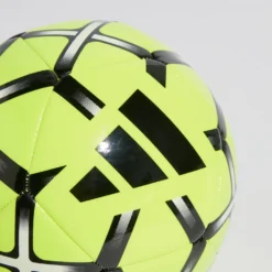Balón Adidas Starlancer Club Amarillo y Negro Talla 5