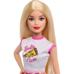Barbie Conjunto de Juego de Pizzería con Muñeca 25 Accesorios