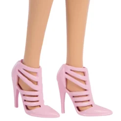 Barbie Deluxe Style Muñeca nº 9 Rubia con Conjunto Chaqueta y Falda Vaquera Rosa
