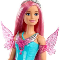 Barbie Malibu Muñeca Hada con Dos Mascotas