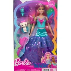 Barbie Malibu Muñeca Hada con Dos Mascotas