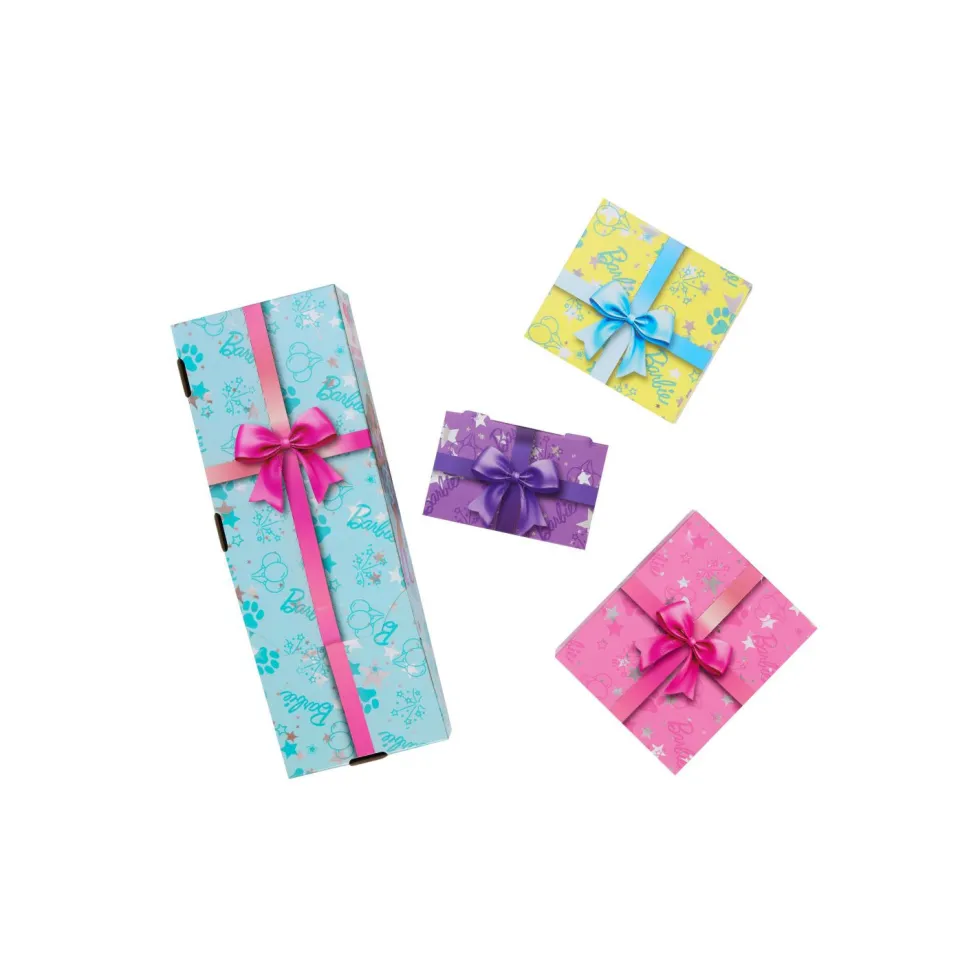 Barbie Party Unboxed Muñeca Azul con 10 Sorpresas