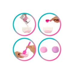Barbie Party Unboxed Muñeca Morada con 10 Sorpresas