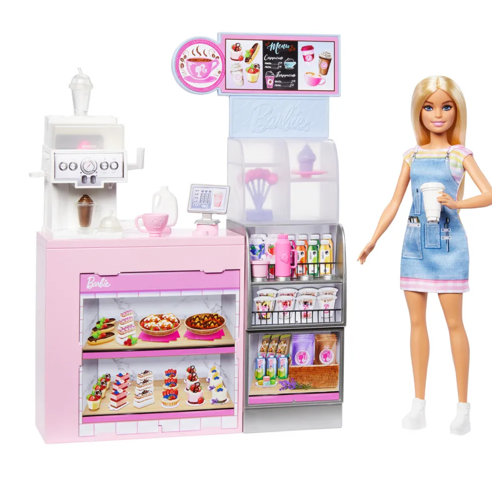 Barbie Tú Puedes Ser Muñeca Barista con Cafetería