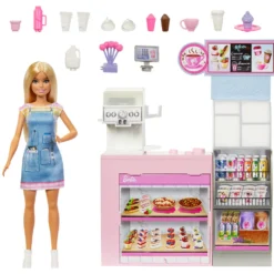 Barbie Tú Puedes Ser Muñeca Barista con Cafetería