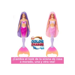 Barbie un Toque de Magia Malibú Sirena Cambia De Color
