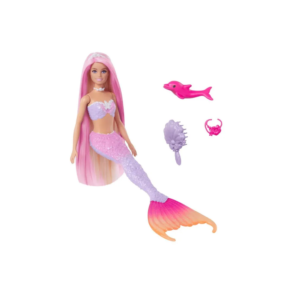 Barbie un Toque de Magia Malibú Sirena Cambia De Color