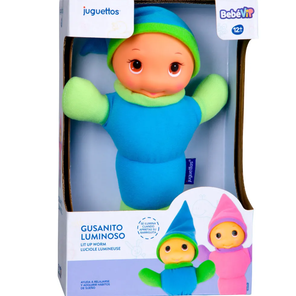 Bebé Vip Gusanito Luminoso Azul