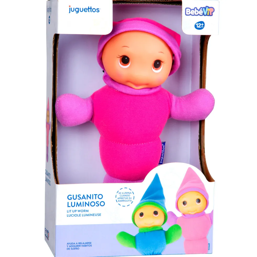 Bebé Vip Gusanito Luminoso Rosa