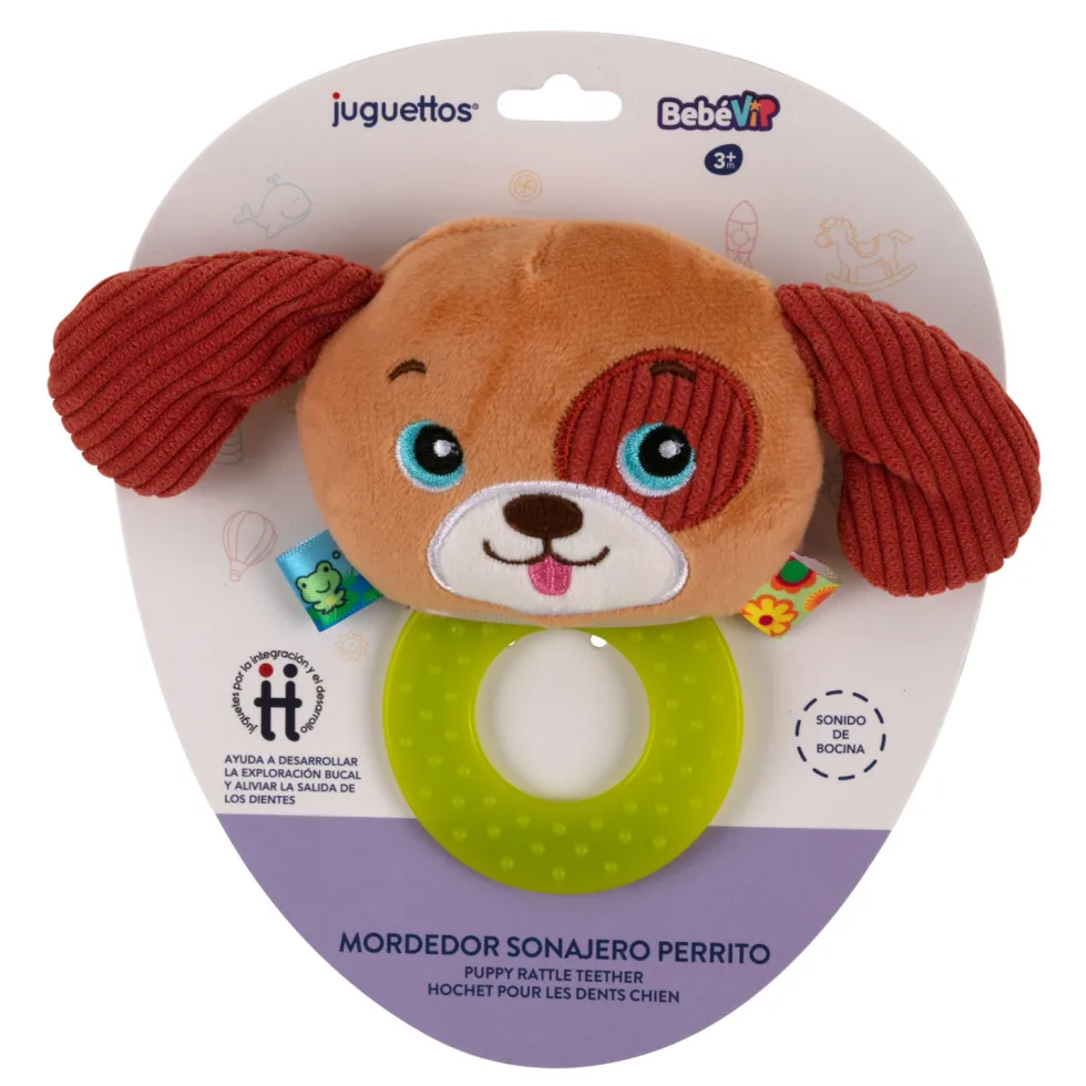 Bebé Vip Mordedor Sonajero Perrito