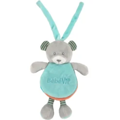 Bebé Vip Osito Libro Blandito Azul