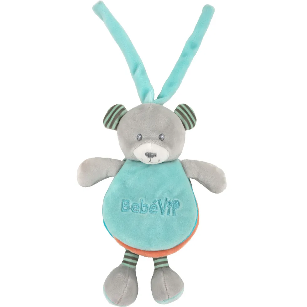 Bebé Vip Osito Libro Blandito Azul