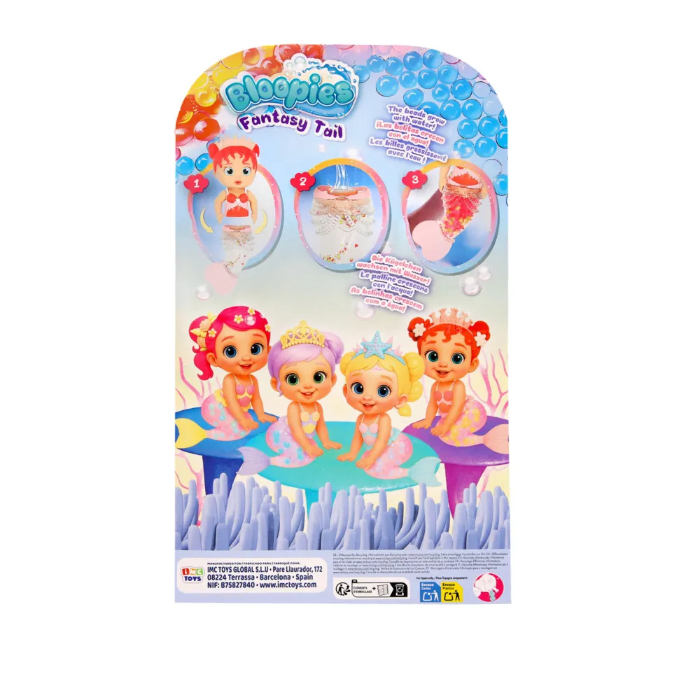 Bloopies Fantasy Tail Muñeca Impermeable Sirena Varios Modelos