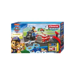 Carrera First Paw Patrol on the Track Circuito y Coches de Chase y Marshall