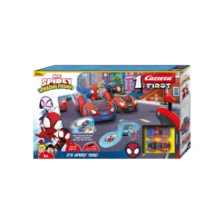 Carrera First Spidey and his Amazing Friends It's Spidey Time! Circuito y Coches de Spidey y Spin