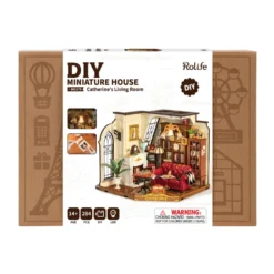 Catherine's Living Room Maqueta Casa en Miniatura