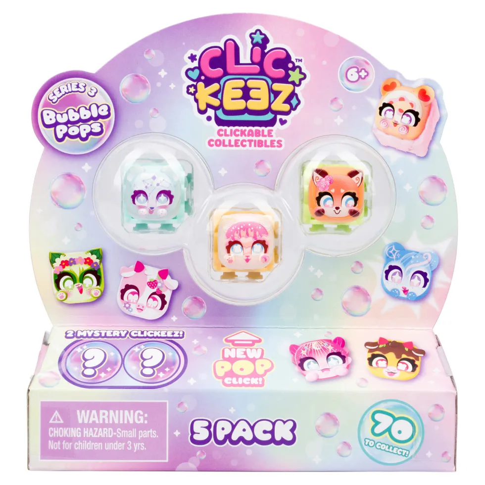 Clickeez Pack de 5 Serie 3 Varios Modelos
