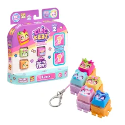 Clickeez Set con 5 Teclas, LLavero y Guía de Colección Varios Modelos