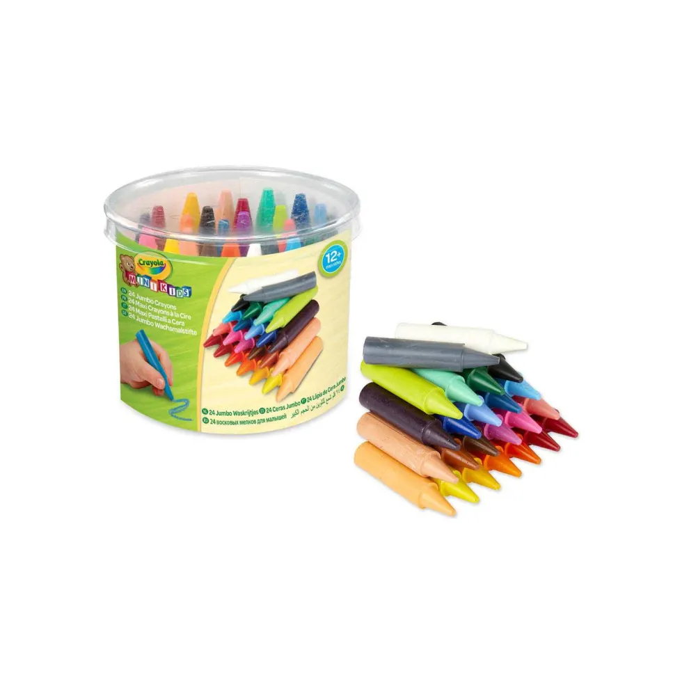 Crayola 24 Ceras Jumbo Lavables Mini Kids