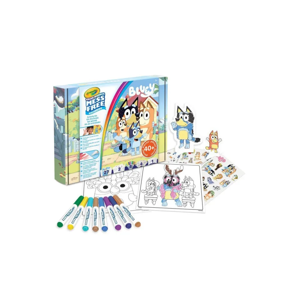 Crayola Colorea Sin Manchas Súper Set Bluey