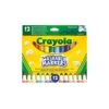 Crayola 12 Rotuladores Súper Lavables Maxi Punta