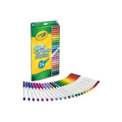 Crayola 24 Rotuladores Súper Punta Lavables