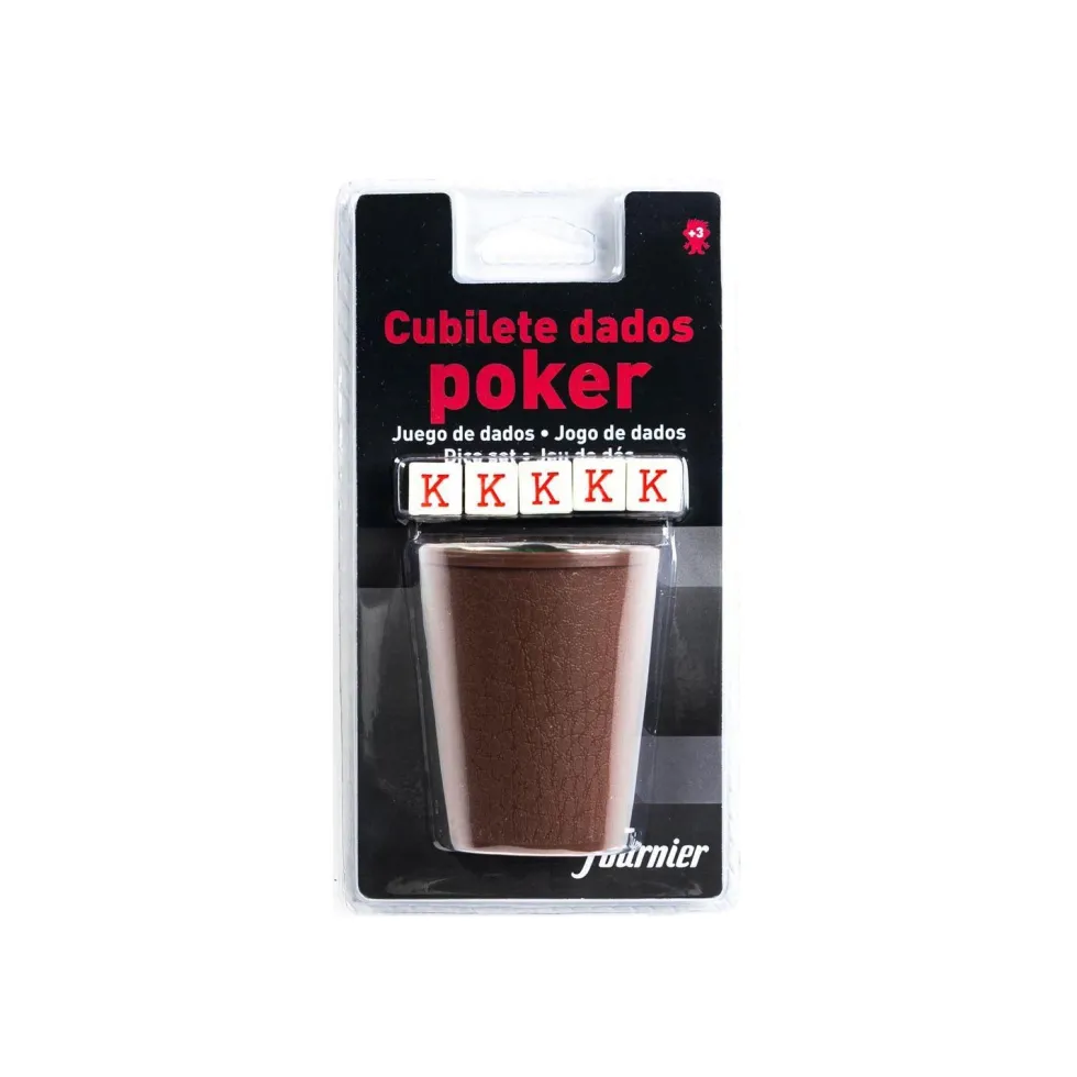 Cubilte y Dados de Poker