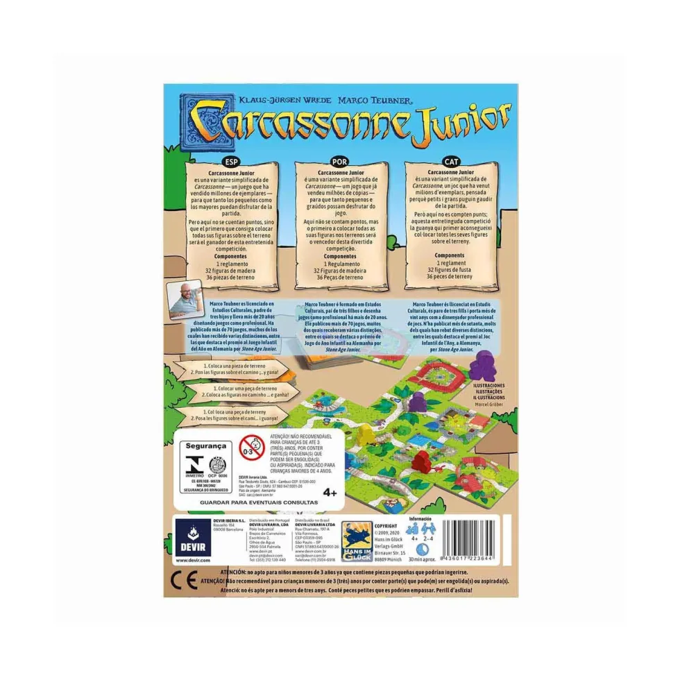 Devir Carcassonne Junior Juego de Mesa