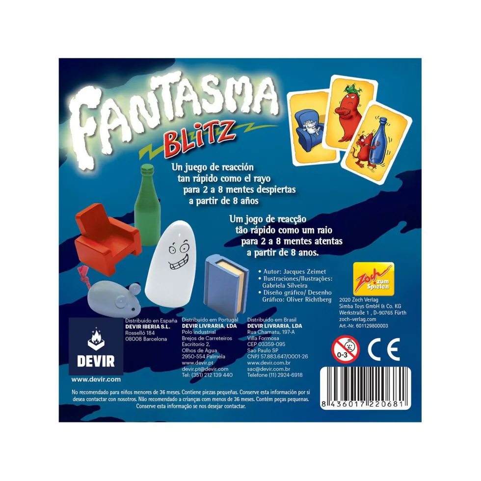 Devir Fantasma Blitz Juego de Mesa