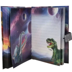 Dino World Diario con Código Secreto y Sonido