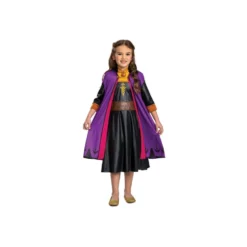 Disfraz Infantil Disney Frozen Anna de Viaje Clásico Talla S 5-6 Años