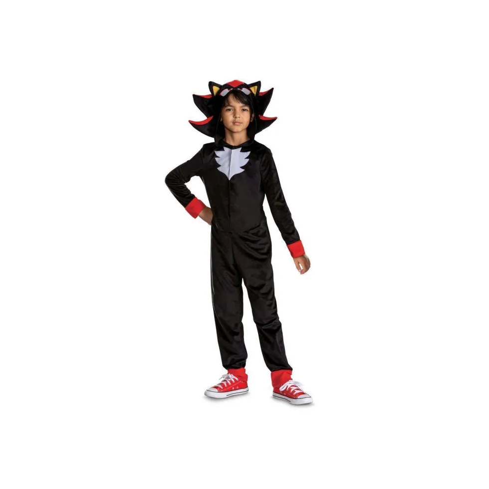 Disfraz Infantil Sonic 3 Shadow Clásico Talla S 4-6 Años