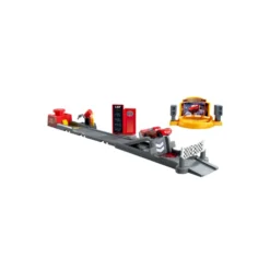 Disney Pixar Cars Conjunto de Juego Pista de Acrobacias y Saltos Copa Pistón y Coche de Juguete de Rayo McQueen