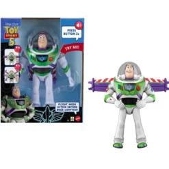 Disney Pixar Toys Story 5 Figura Deluxe Buzz Lightyear Edición Alta Tecnología