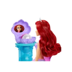 Disney Princesas Muñeca Ariel con Tocador Desplegable