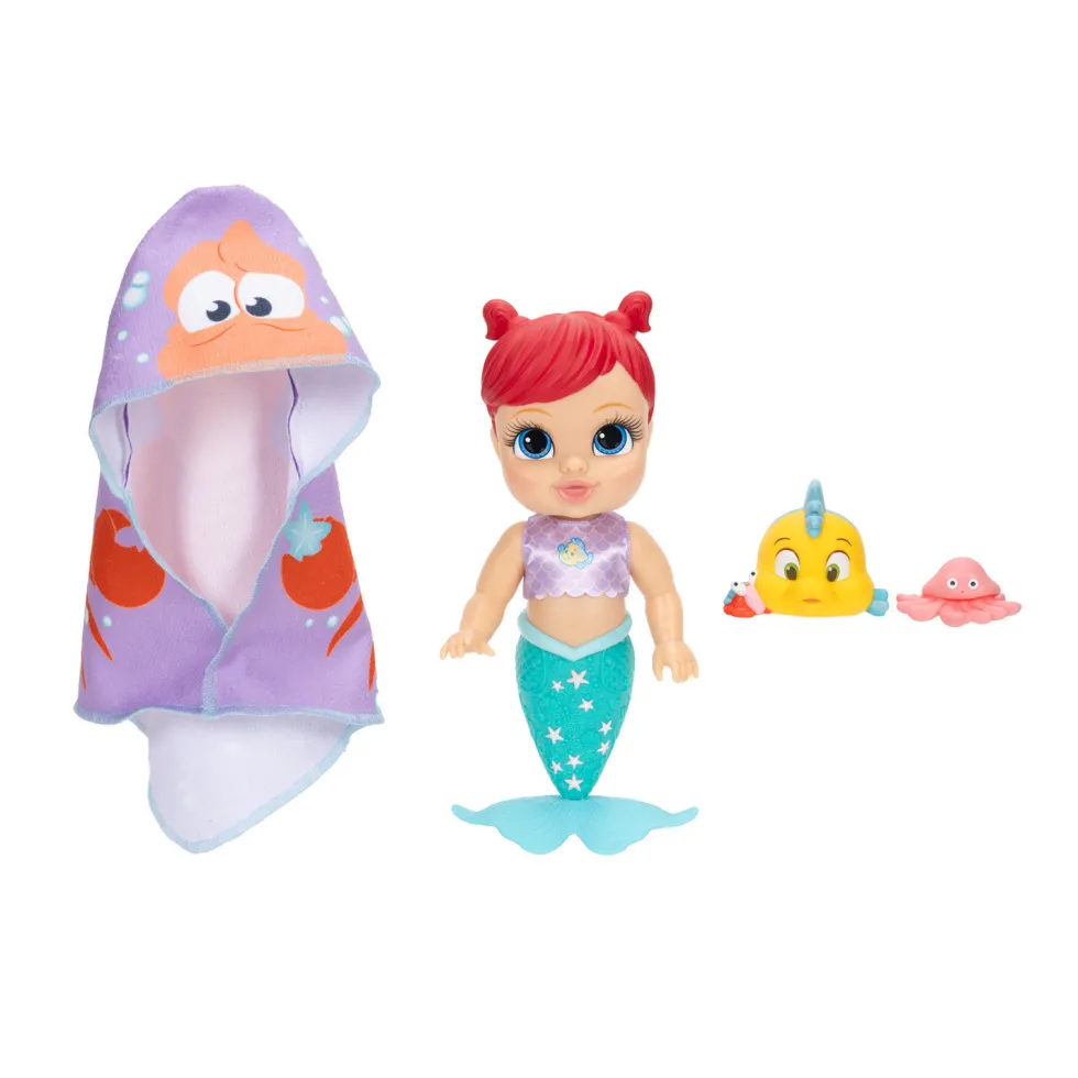 Disney Princess Muñeca Ariel Baño 30 cm