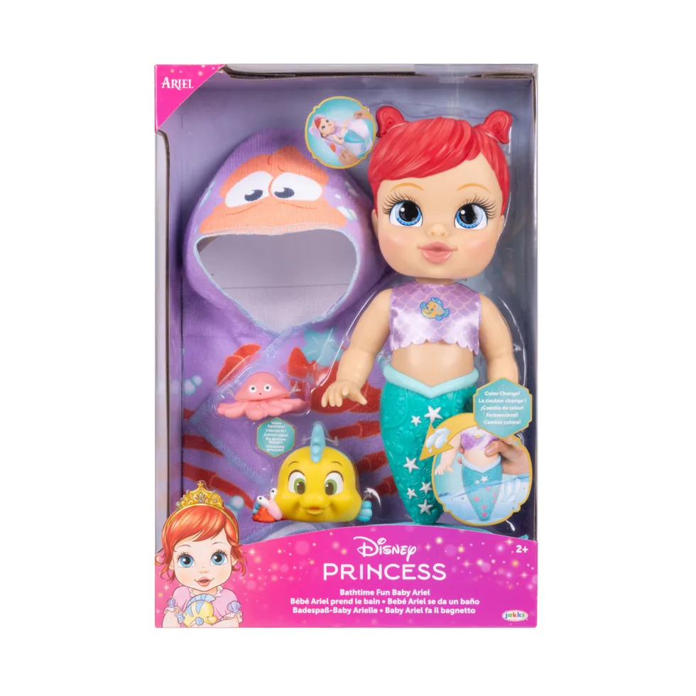 Disney Princess Muñeca Ariel Baño 30 cm