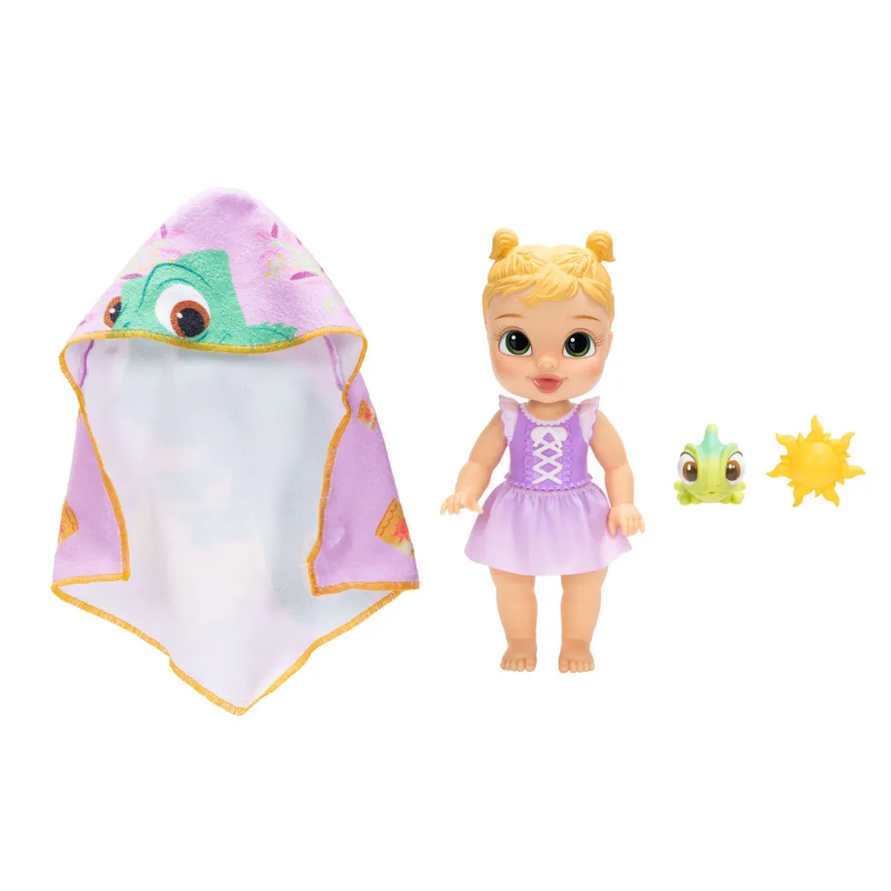 Disney Princess Muñeca Rapunzel Baño 30 cm