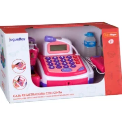 Dulce Hogar Caja Registradora Con Cinta Rosa
