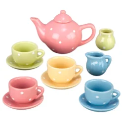 Dulce Hogar Juego de Té de Porcelana