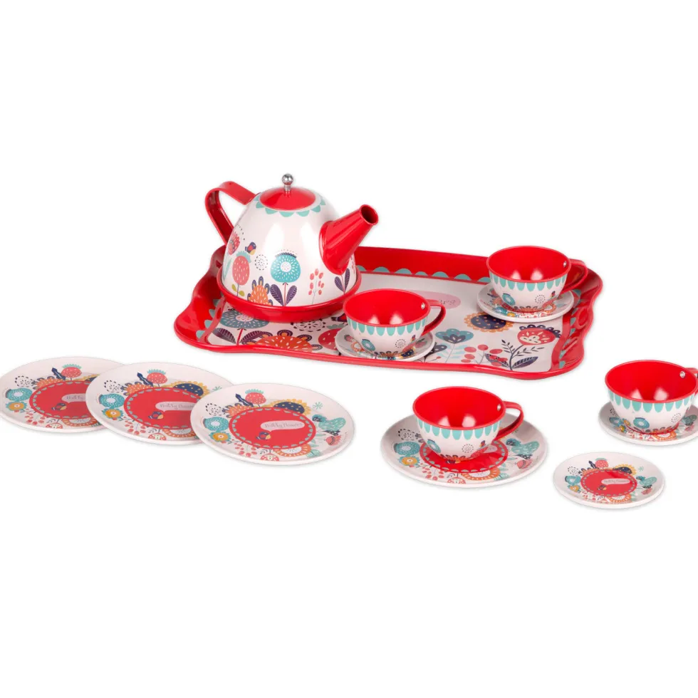 Dulce Hogar Juego de Té Metálico