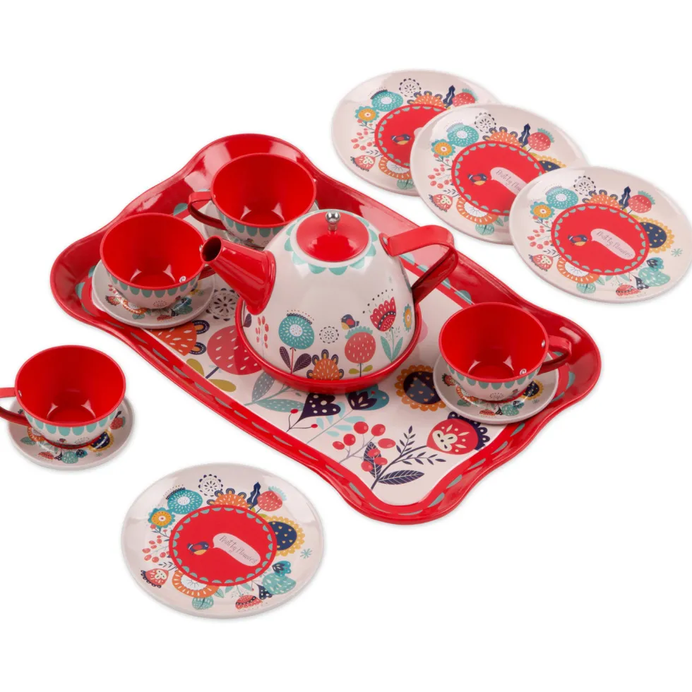 Dulce Hogar Juego de Té Metálico
