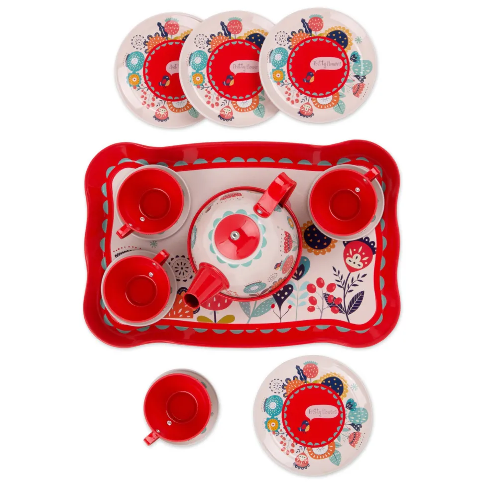 Dulce Hogar Juego de Té Metálico