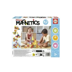 Educa Magnetics Juego Educativo de Construcción 3D 42 Piezas