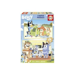 Educa Puzzle Madera 2 x 50 Piezas Bluey - 19408
