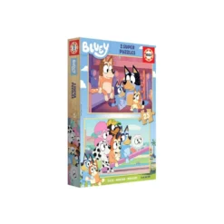 Educa Puzzle Madera 2 x 25 Piezas Bluey - 19407